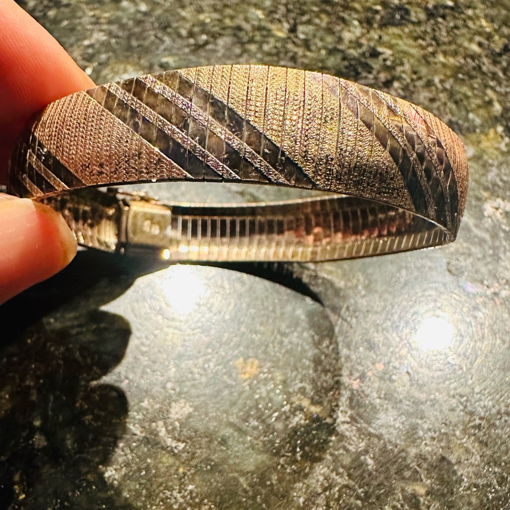 Vintage JCM Italy Sterling Silver Vermeil  Bracelet